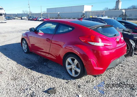 2013 Hyundai Veloster Base W/Gray z USA, uszkodzony, nr VIN KMHTC6AD8DU094180